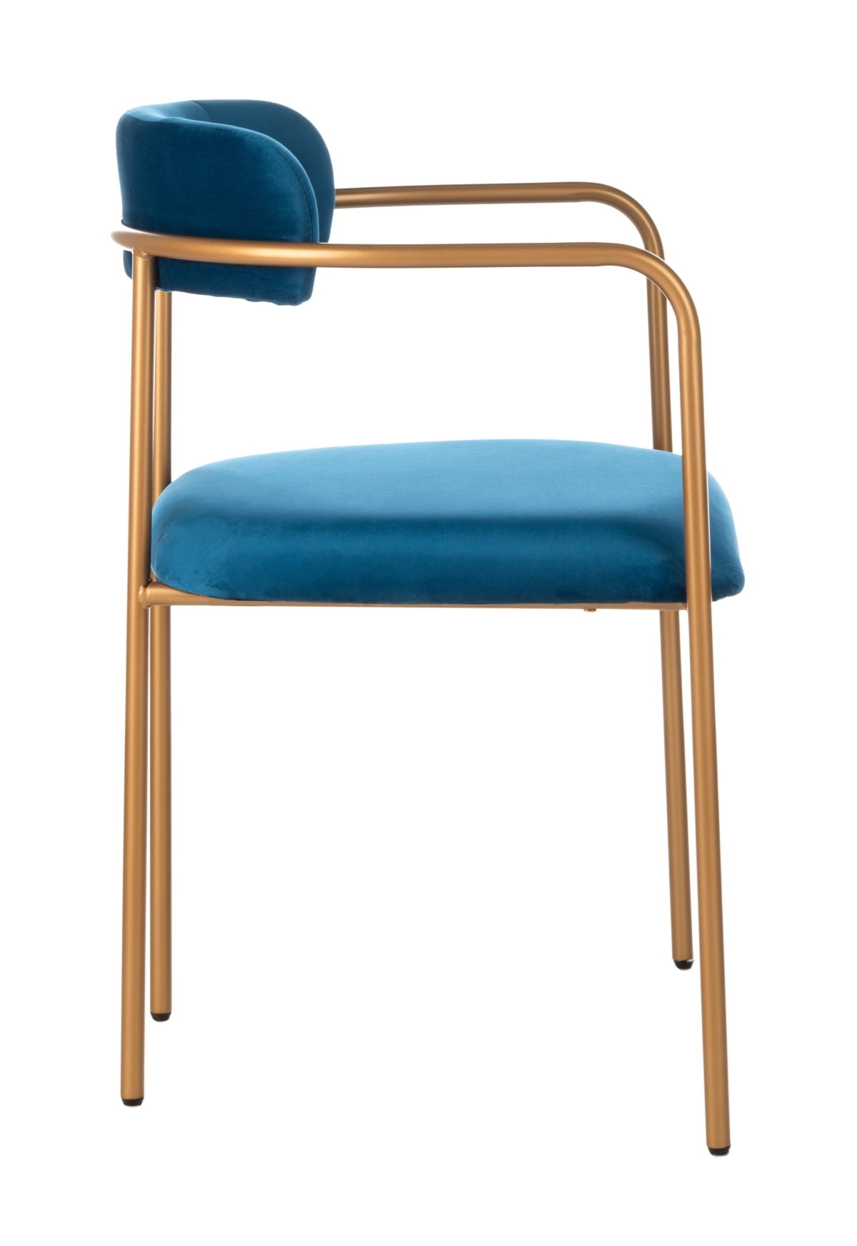 Camille Side Chair - Navy / Gold - Safavieh - Image 5