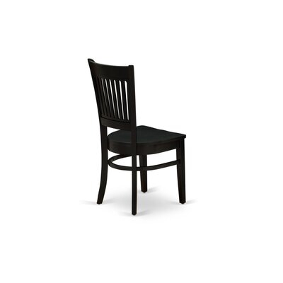 2CD7DC9738D443A2A4929A7DB88A457E Wooden Dining Chairs 2-Piece Set-Wooden Seat And Slatted Back With Linen White Finish - Set Of 2 - Image 0