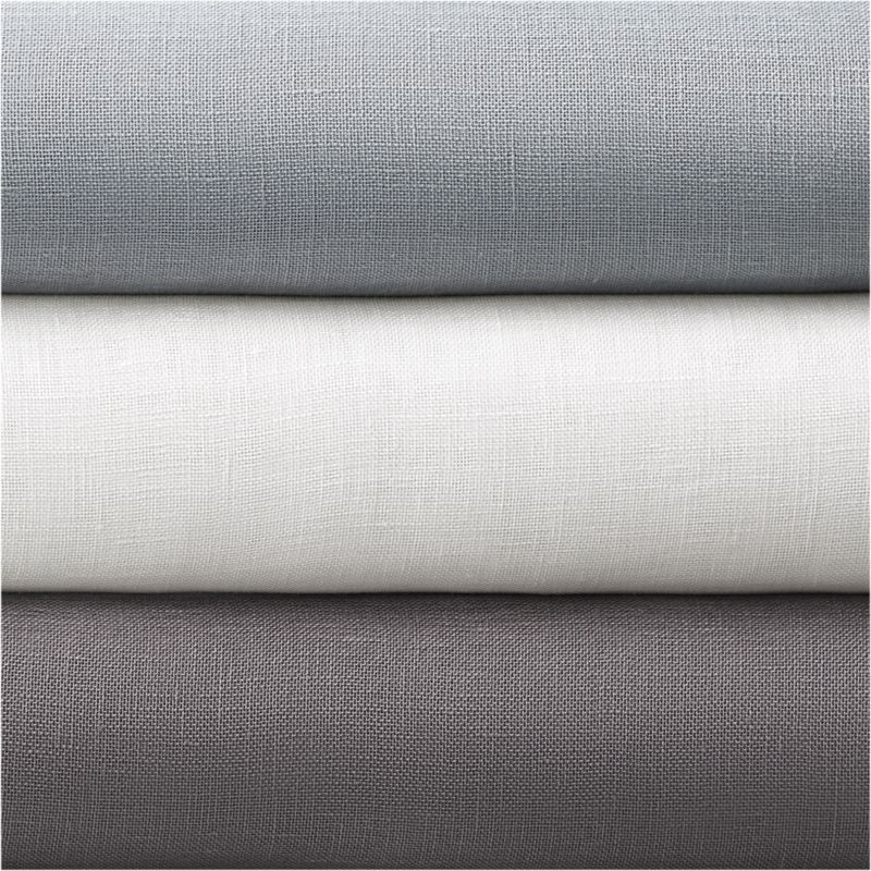 White European Flax ™-Certified Linen Sheer Window Curtain Panel 52"x96" - Image 6