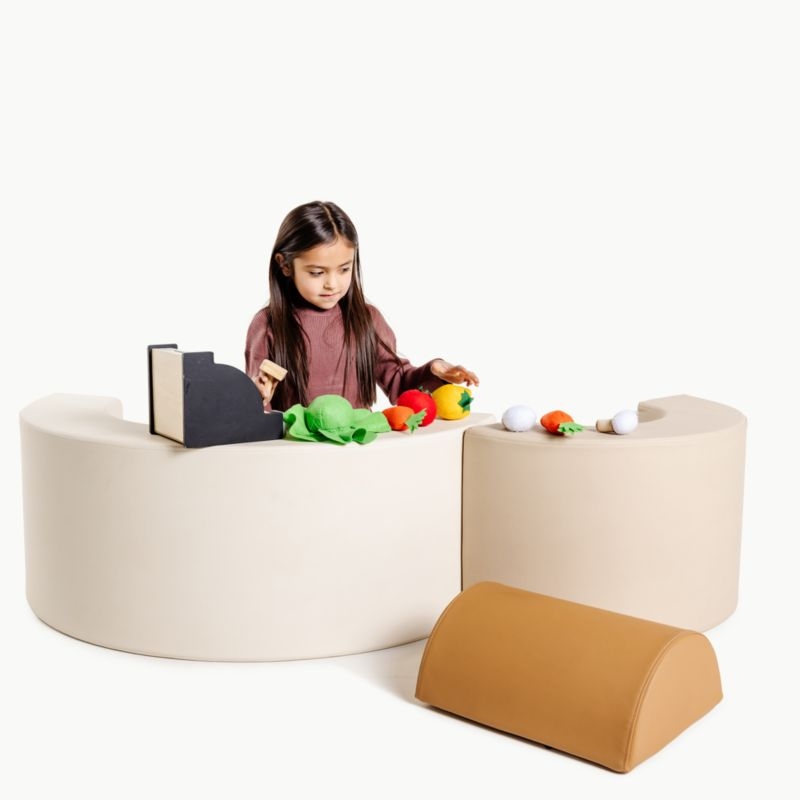 Gathre Millet Beige Foam Kids Arc Playset - Image 4