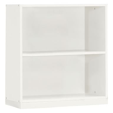 Stack Me Up 2-Shelf Bookcase with Base, Simply White - Image 0