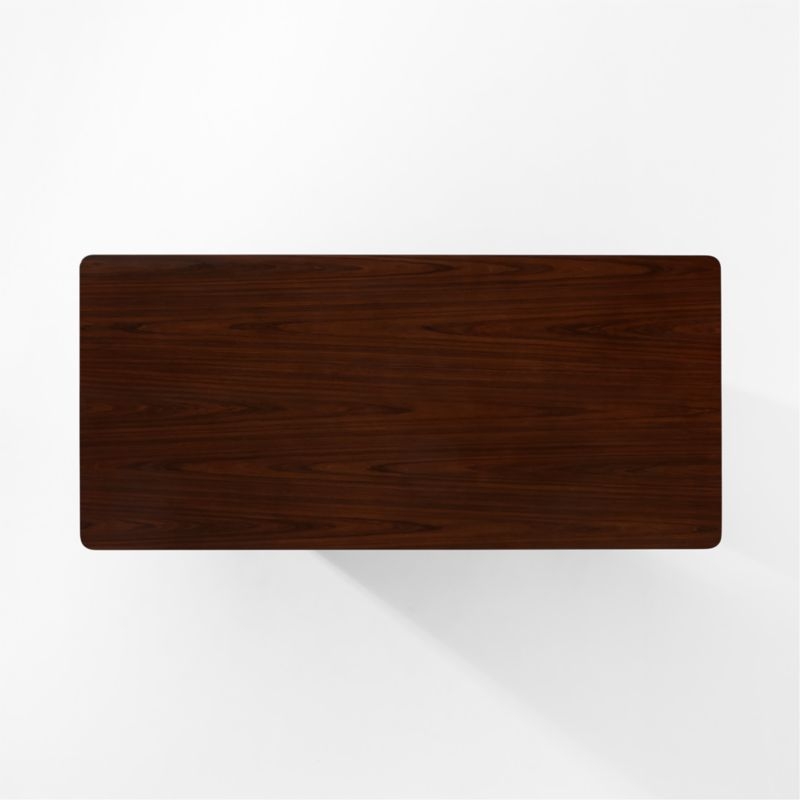 Royce Rectangular Dark Wood Dining Table 96" - Image 7