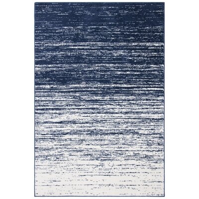 Gruver Navy/Ivory Area Rug - Image 0