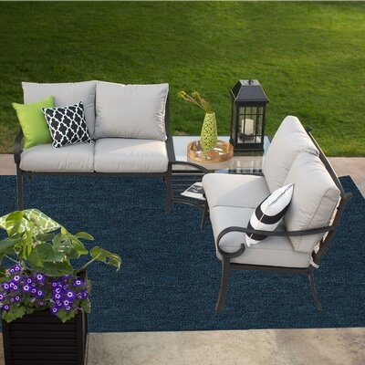 Ambiant Teal Area Rug - Image 0
