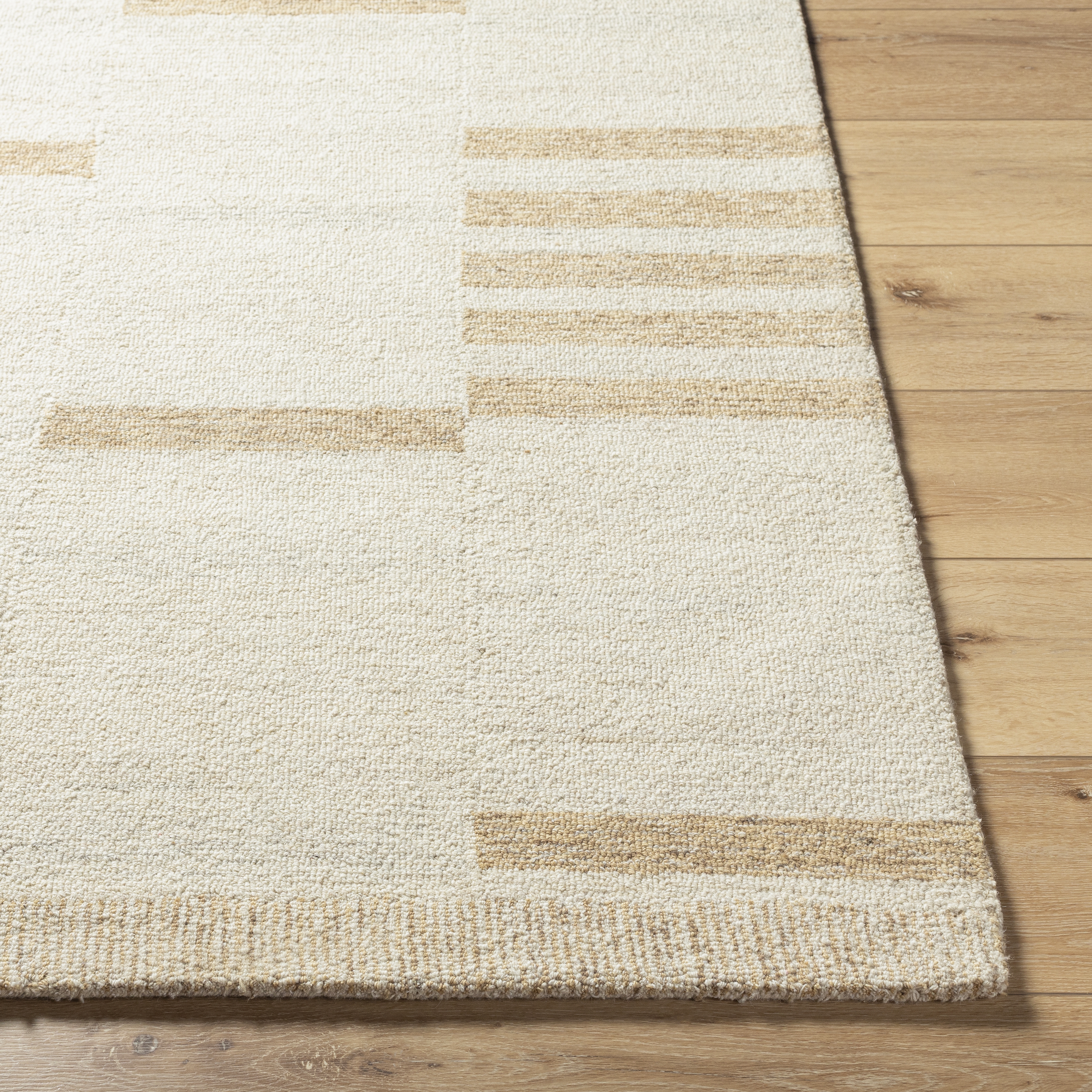 Max Beige Indoor 5' x 7'6" Handmade Rug - Image 2