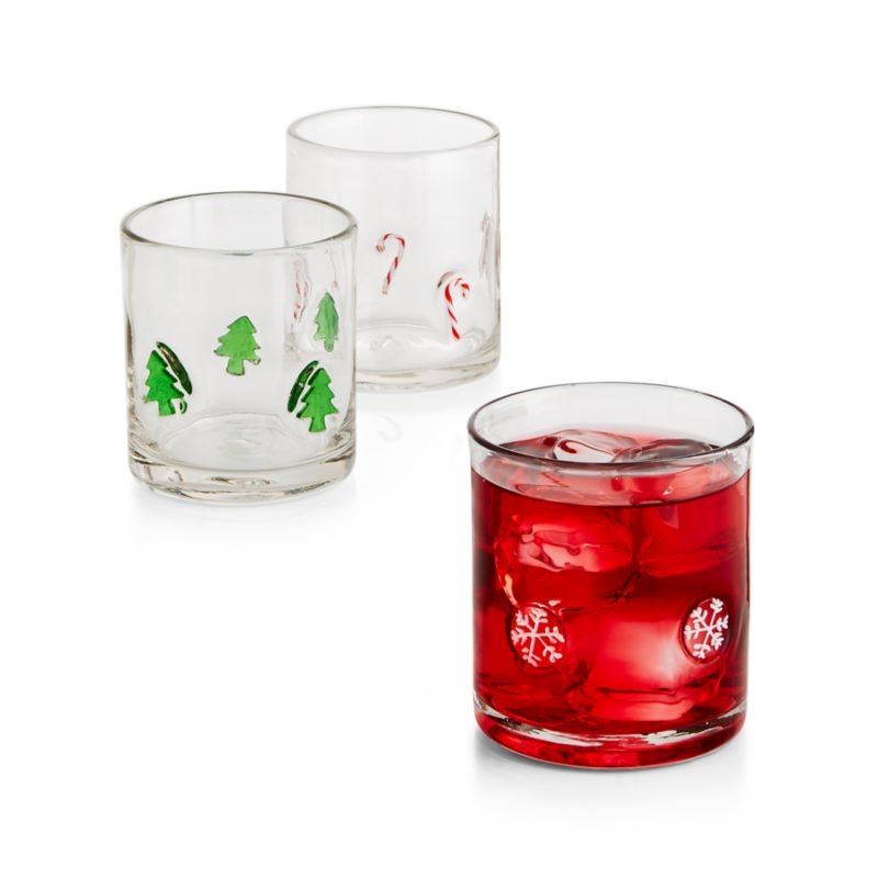 Christmas Trees Double Old-Fashioned Glass - Image 2