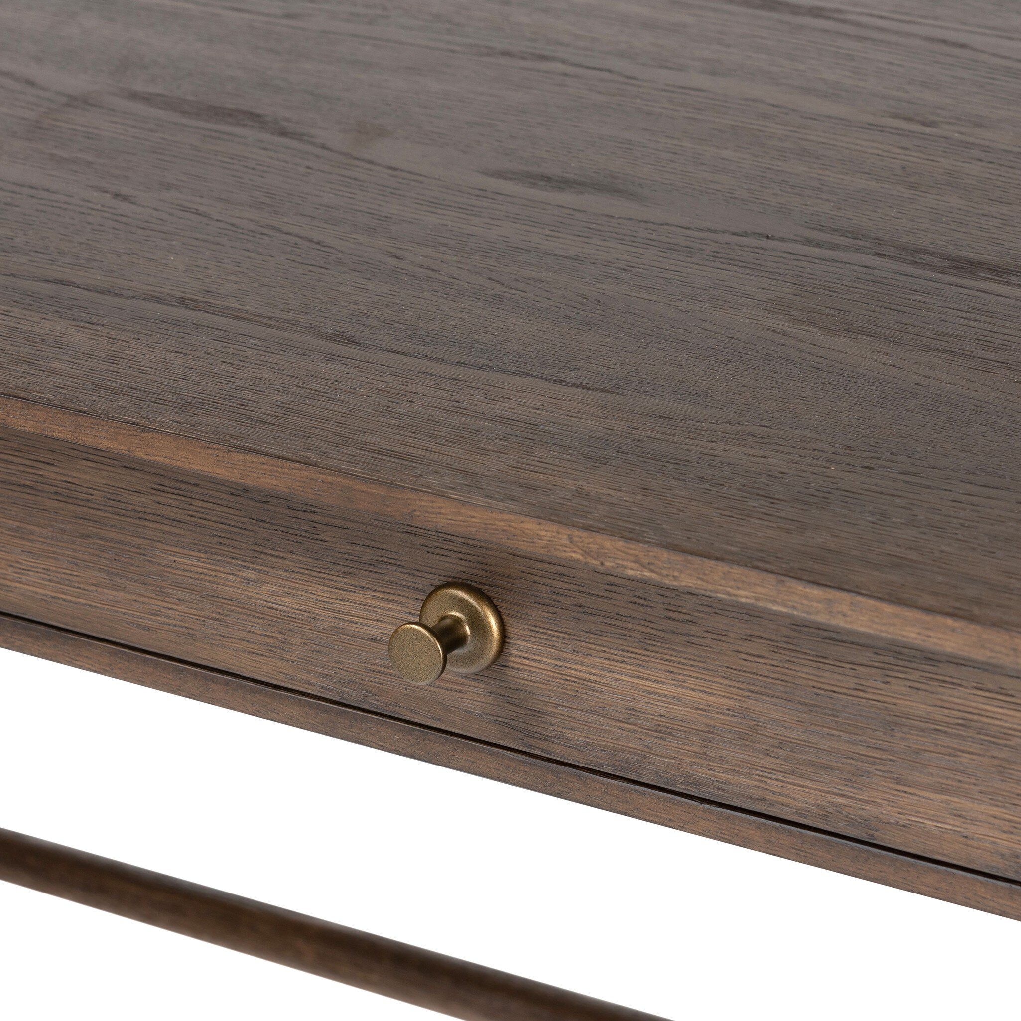 Markia Desk - Aged Oak Veneer - Image 10