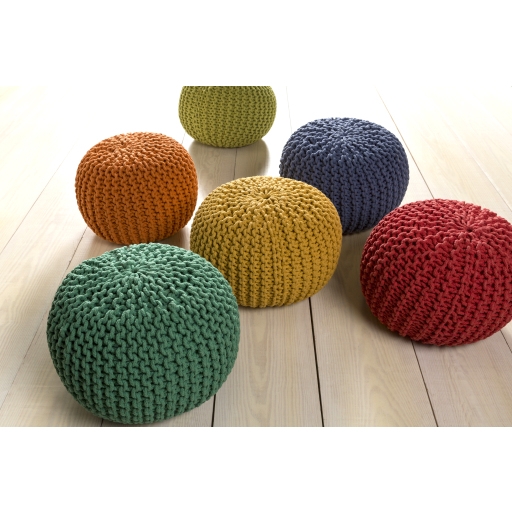 Malmo Knitted Pouf - Image 2