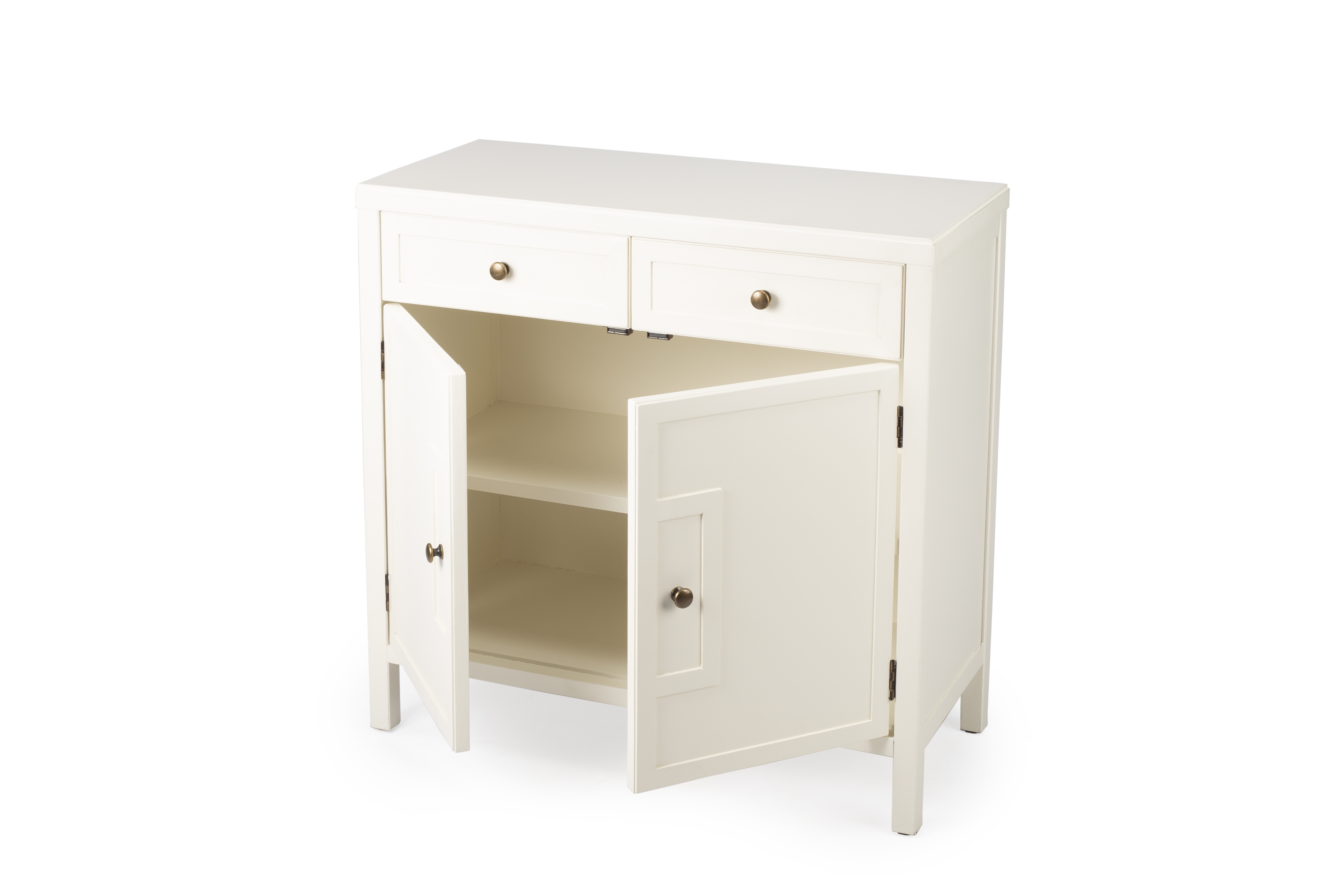 Imperial White Accent Cabinet - Image 1