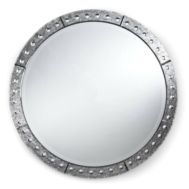 Regina Andrew Venetian Glam Beveled Accent Mirror Size: 42" x 42" - Image 0
