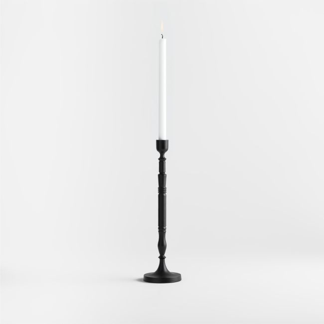 Astryd Black Metal Taper Holder 15" - Image 0