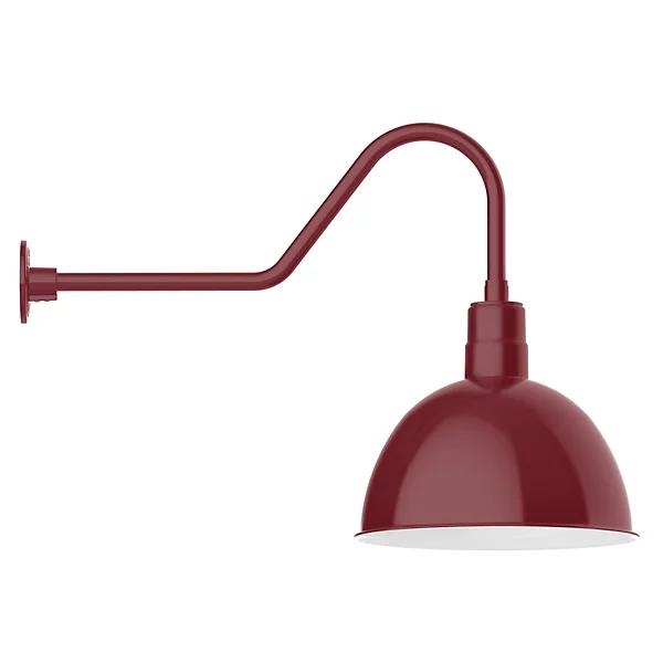 Rhoda Outdoor Gooseneck Dome Wall Sconce - Image 0