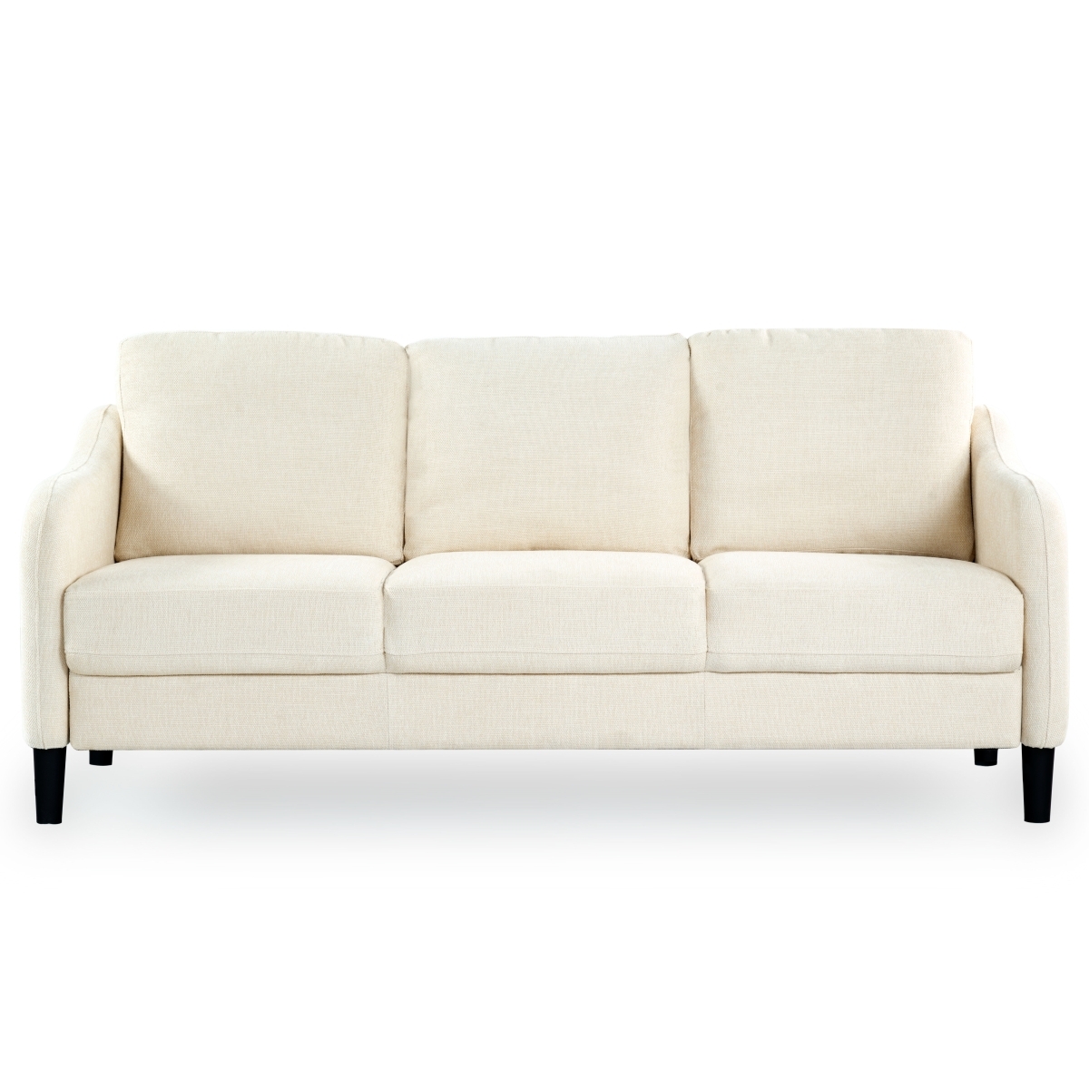 Edalynn Modern 3 Seater Sofa - Creme - Image 0