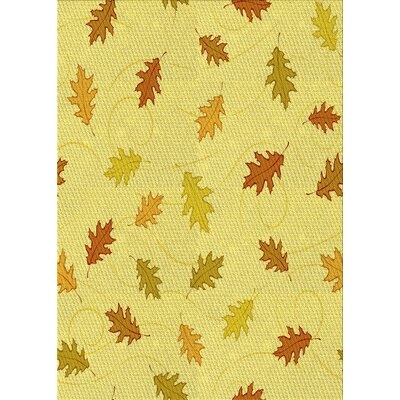 Benjy Floral Wool Yellow/Brown Area Rug - Image 0