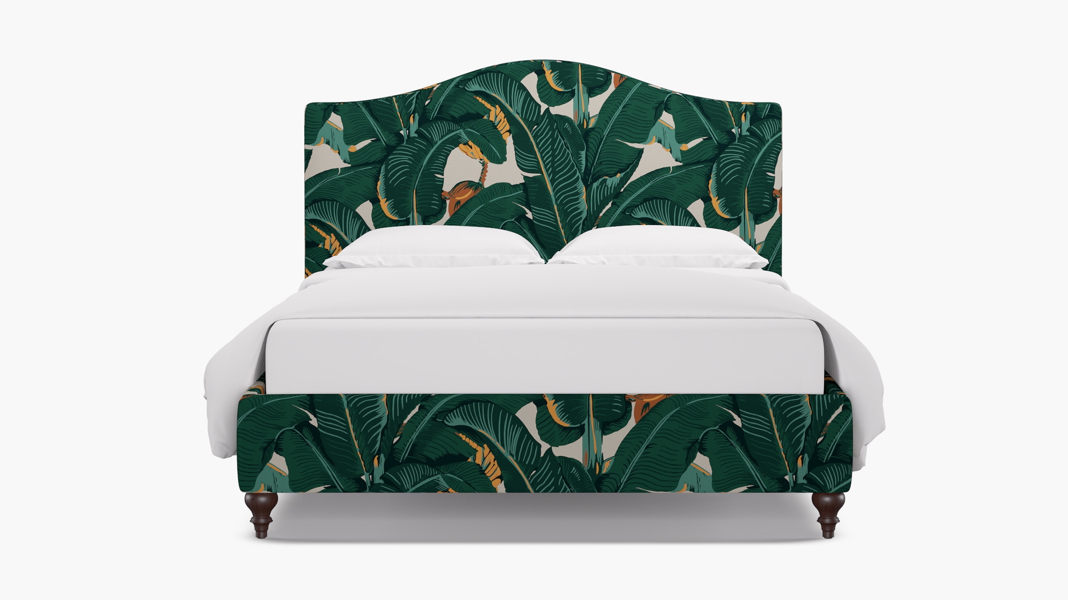 Camelback Bed, Martinique®®, Espresso Traditional Turned Leg, King - Image 0