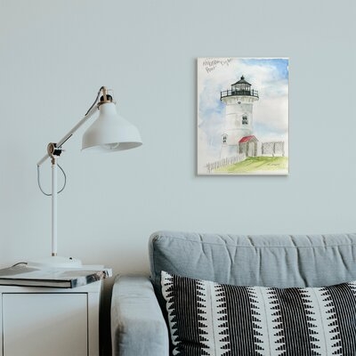 Nobska Point Lighthouse Cliffside Coastal Architecture - Image 0