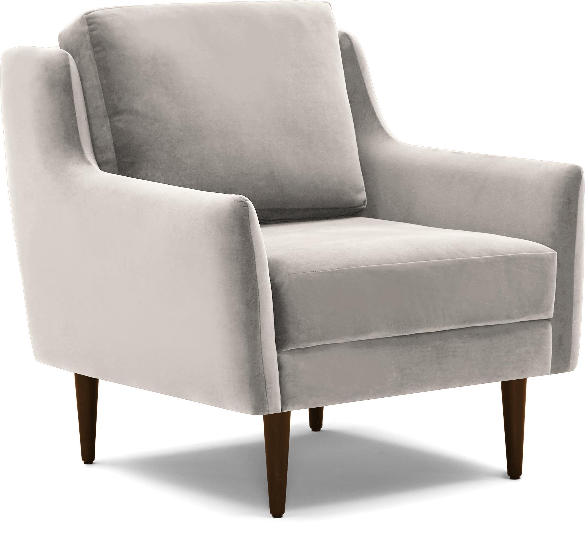Beige/White Bell Mid Century Modern Chair - Merit Dove - Mocha - Image 1