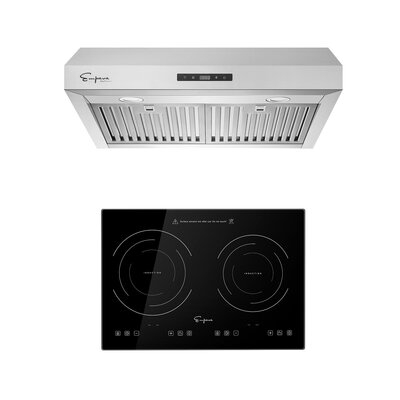 2 Piece Kitchen Package With 20.5" Induction Cooktop & 30" Ducted Under Cabinet Range Hood - Image 0