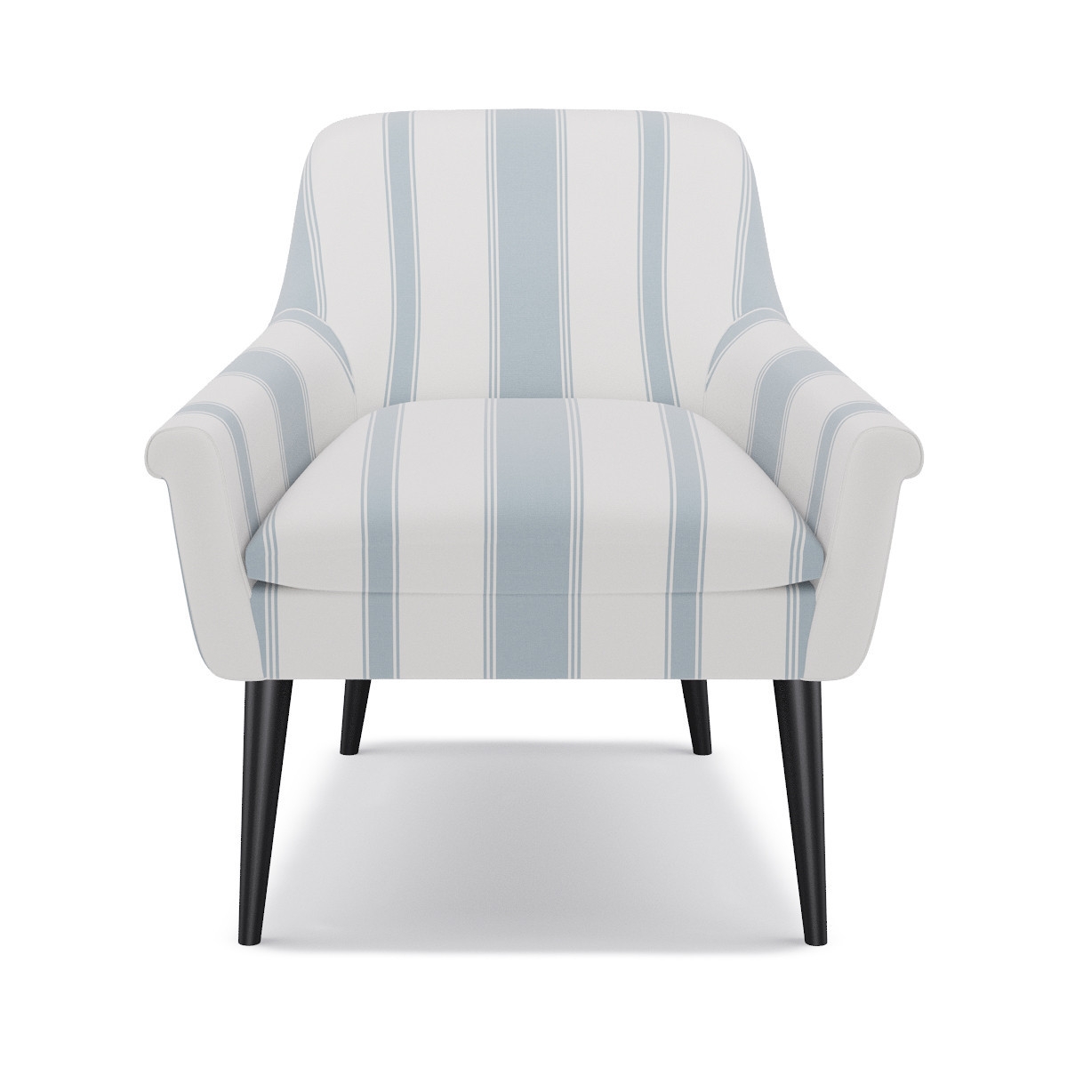 Cocktail Chair | French Blue Clarence Stripe - Image 0