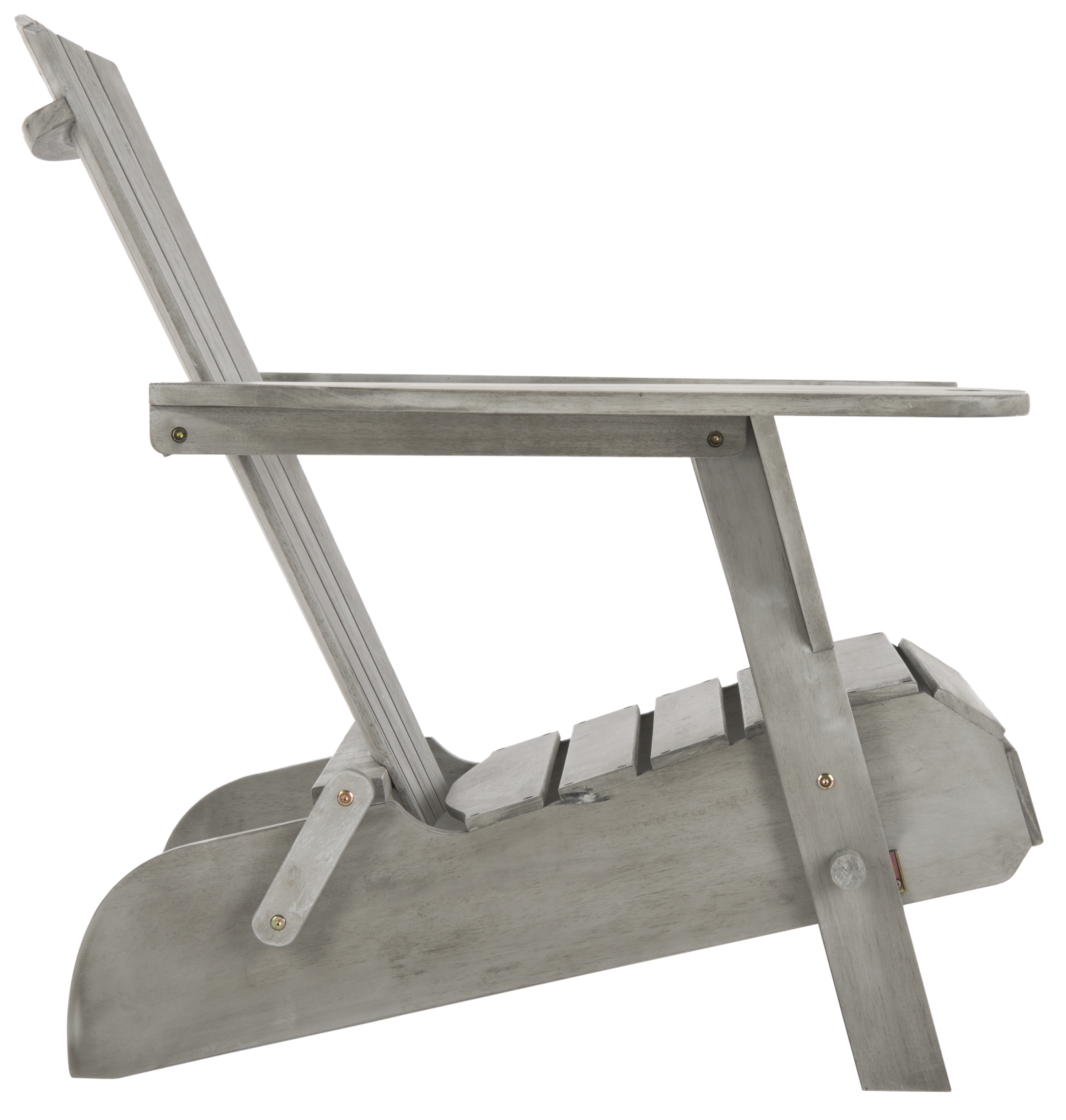 Breetel Set Of 2 Adirondack Chairs - Grey Wash - Safavieh - Image 3