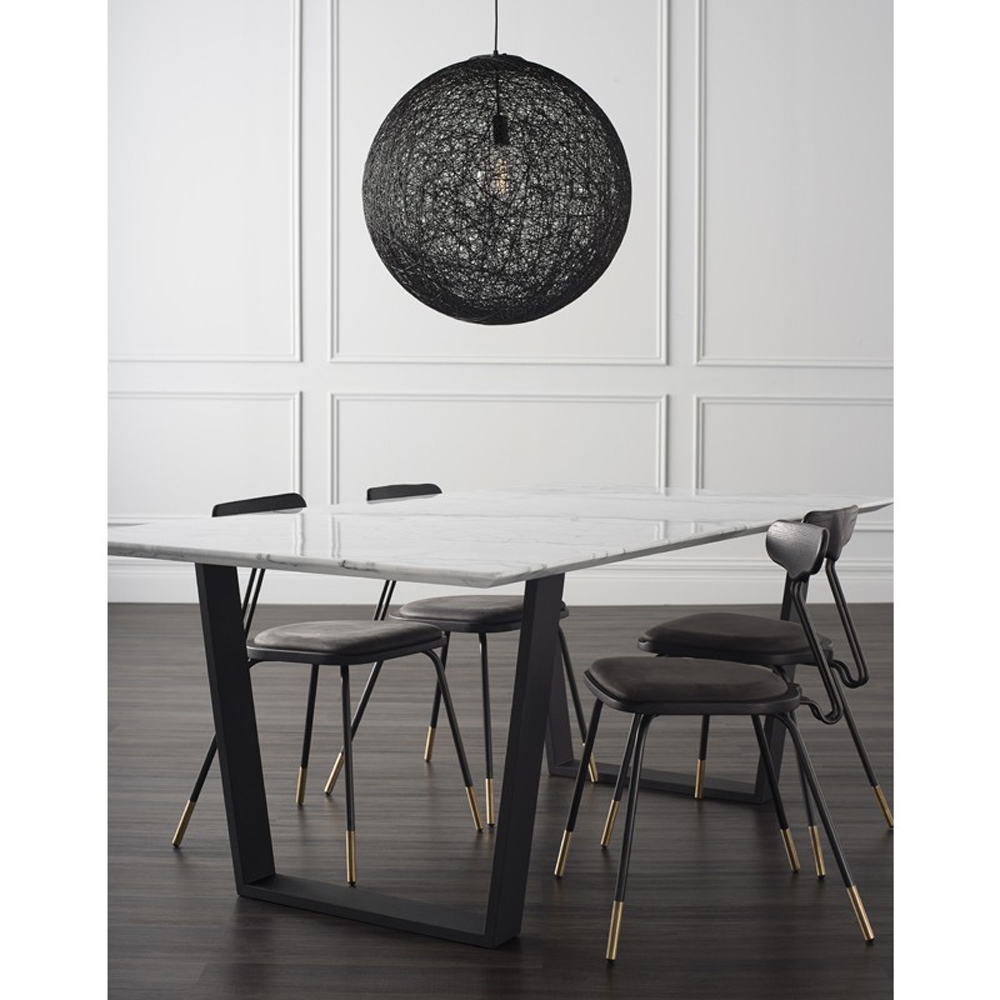 Payton Dining Chair, Black - Image 4