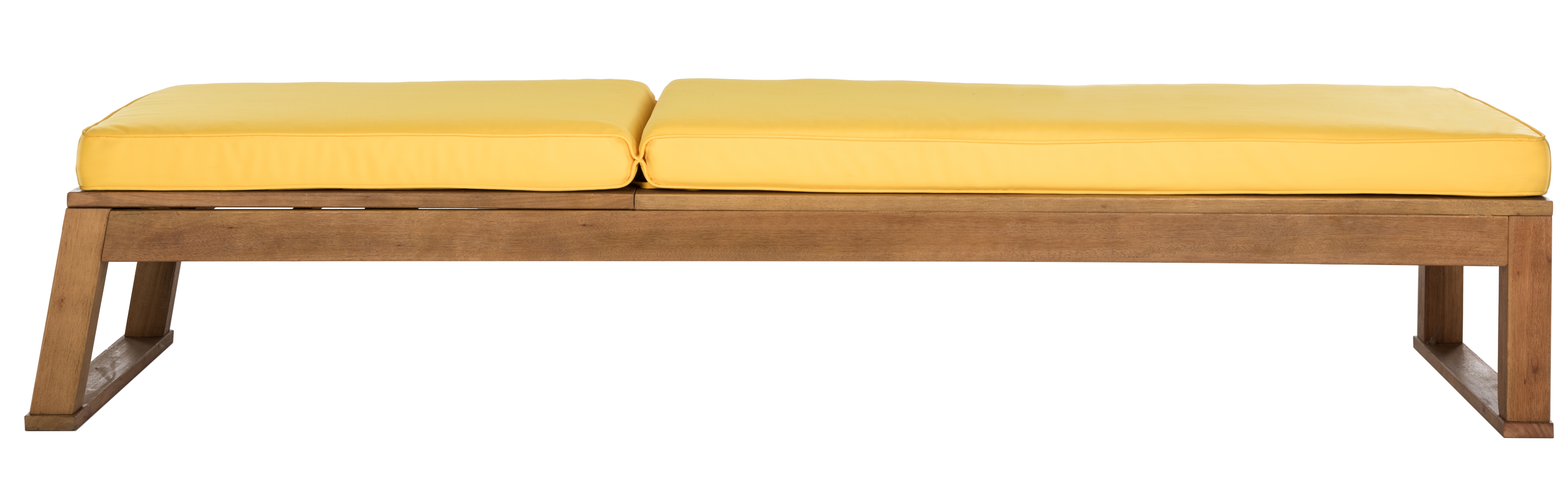 Solano Sunlounger - Natural/Yellow - Safavieh - Image 2