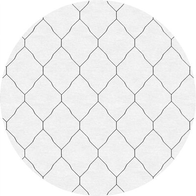 Volk Hand-Tufted Wool Silver/Black Area Rug - Image 0