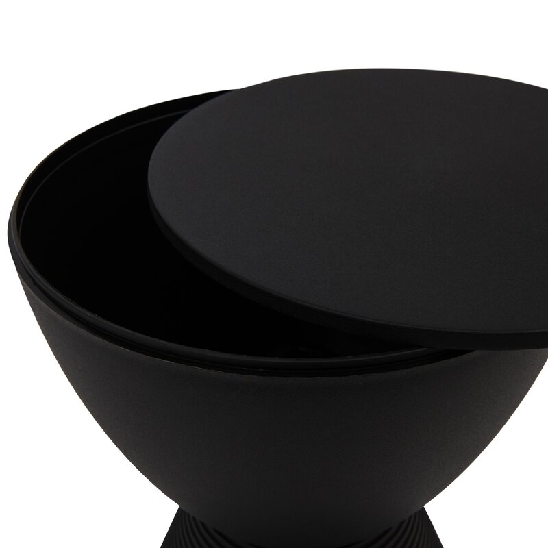 Hatten End Table, Black - Image 4