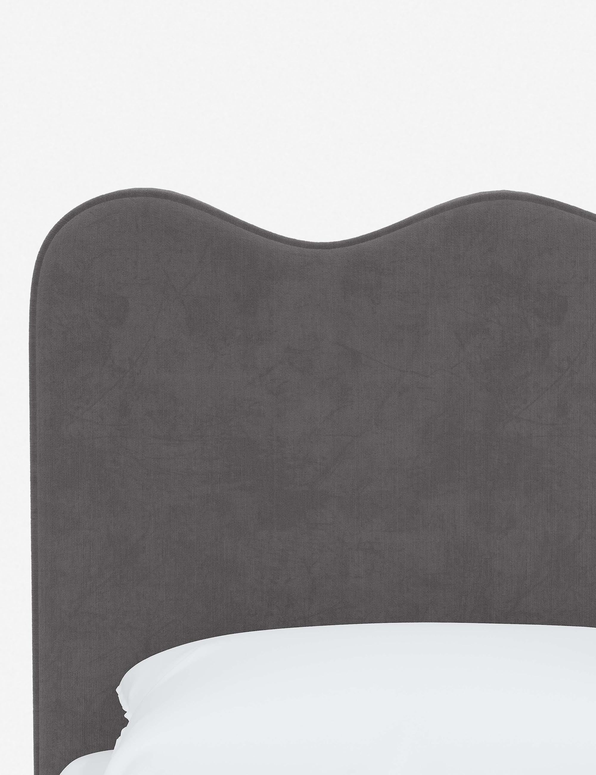 Clementine Platform Bed - Pine Velvet / Queen - Image 50