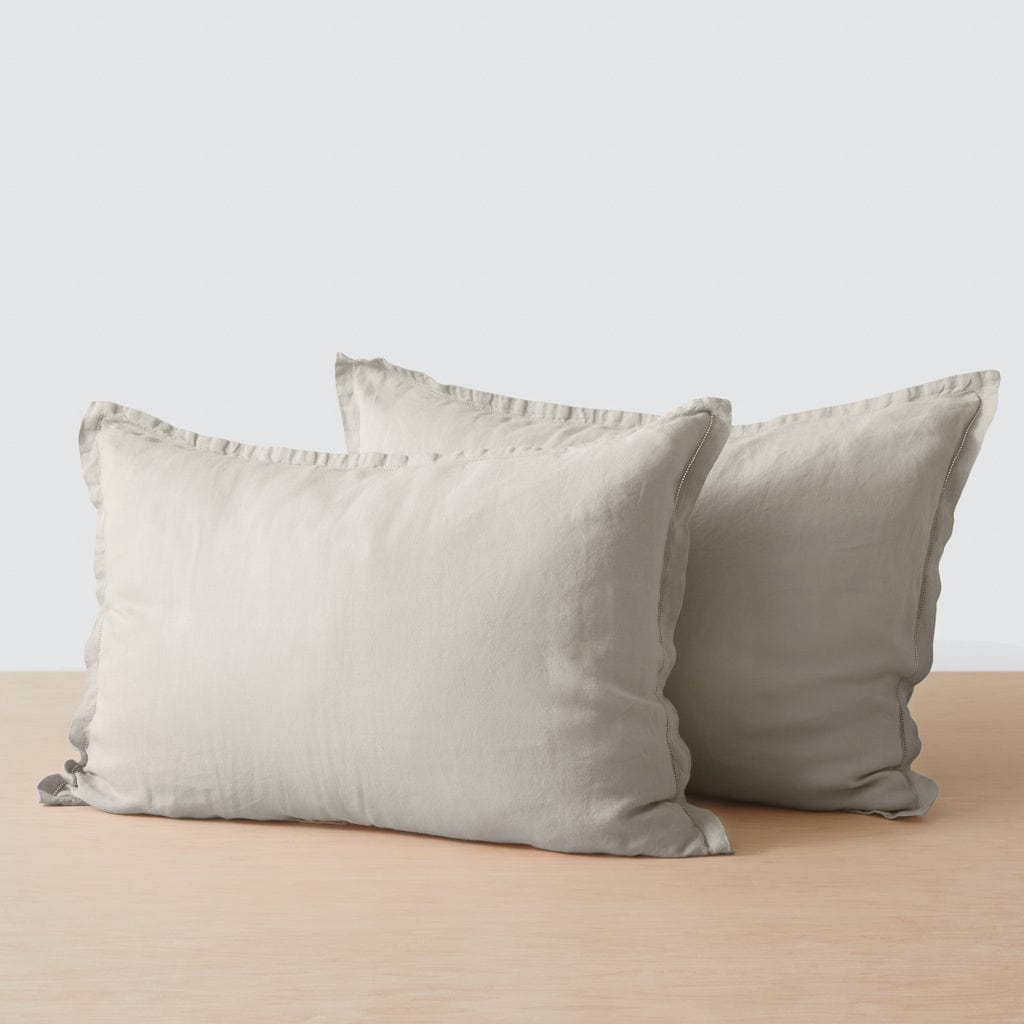 The Citizenry Stonewashed Linen Shams | Standard - Image 3