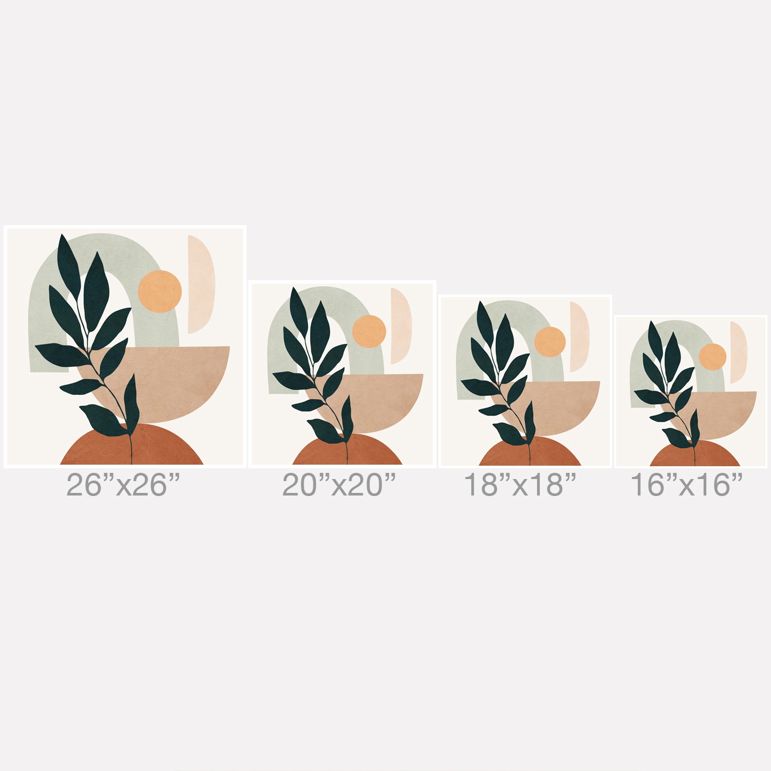 Soft Shapes Iv by City Art - Indoor Throw Pillow 20" x 20" - Image 4