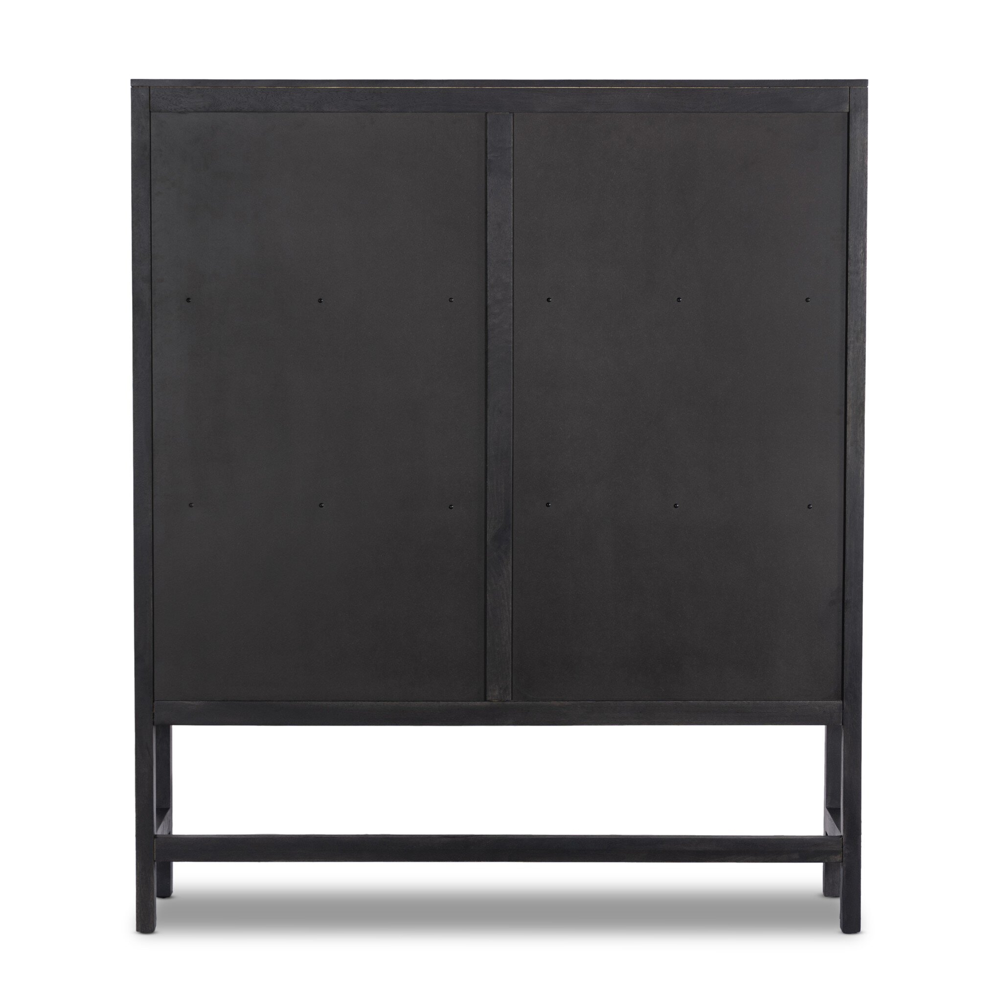 Caprice Cabinet - Black Natural Cane - Image 5