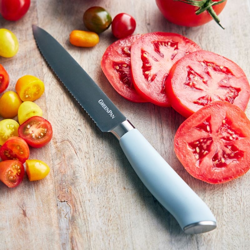 GreenPan ™ Blue Haze 3-Piece Titanium Knife Set - Image 4