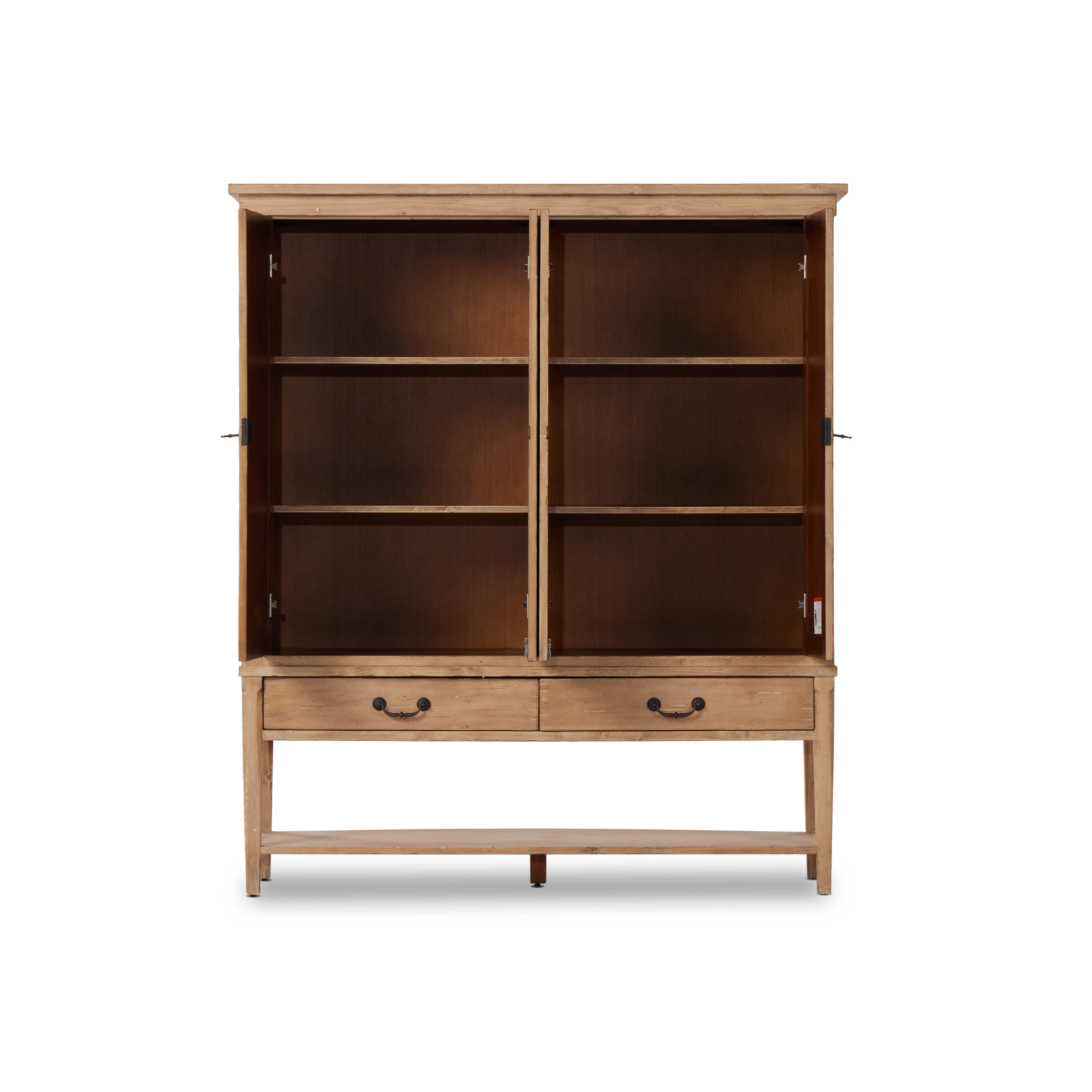Brimley Wide Cabinet - Aged Light Pine - Image 11