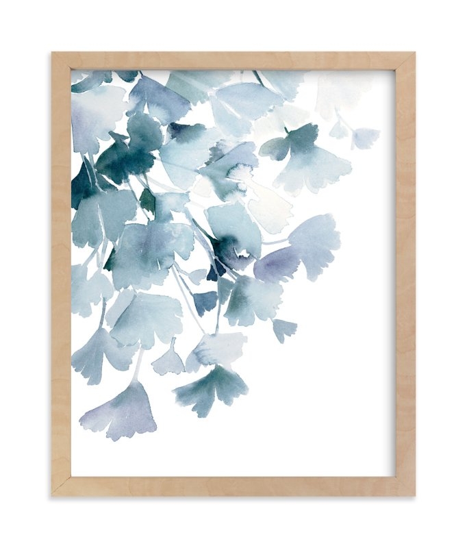 Blue Ginkgo Limited Edition Fine Art Print 1 - Image 0
