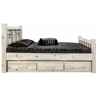 Tustin Solid Wood Storage Platform Bed - Image 0