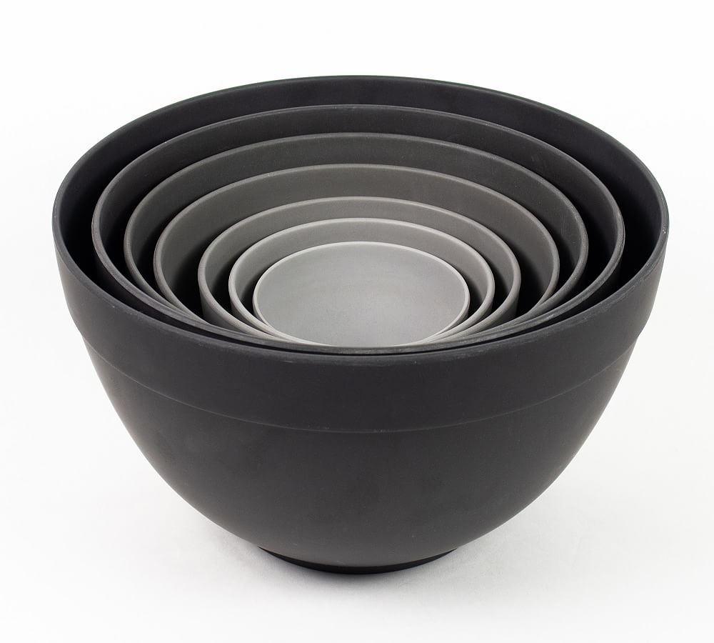 Bamboozle Nesting Mixing Bowls, Set of 7 - Gray - Image 0