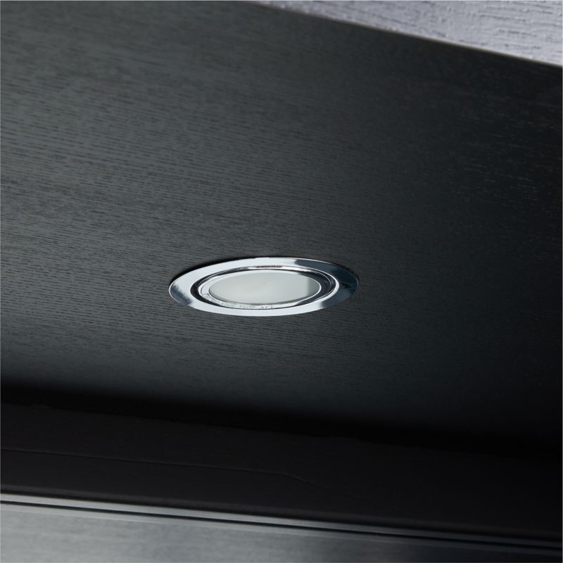 Calypso 36" Black Wood Bar Cabinet - Image 6