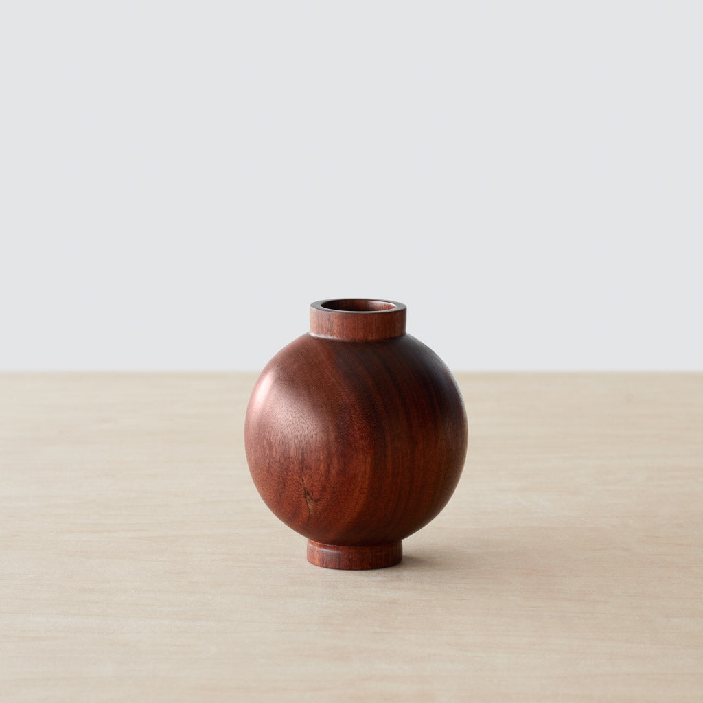 The Citizenry Tikal Wood Bud Vase | Dark Wood - Image 1