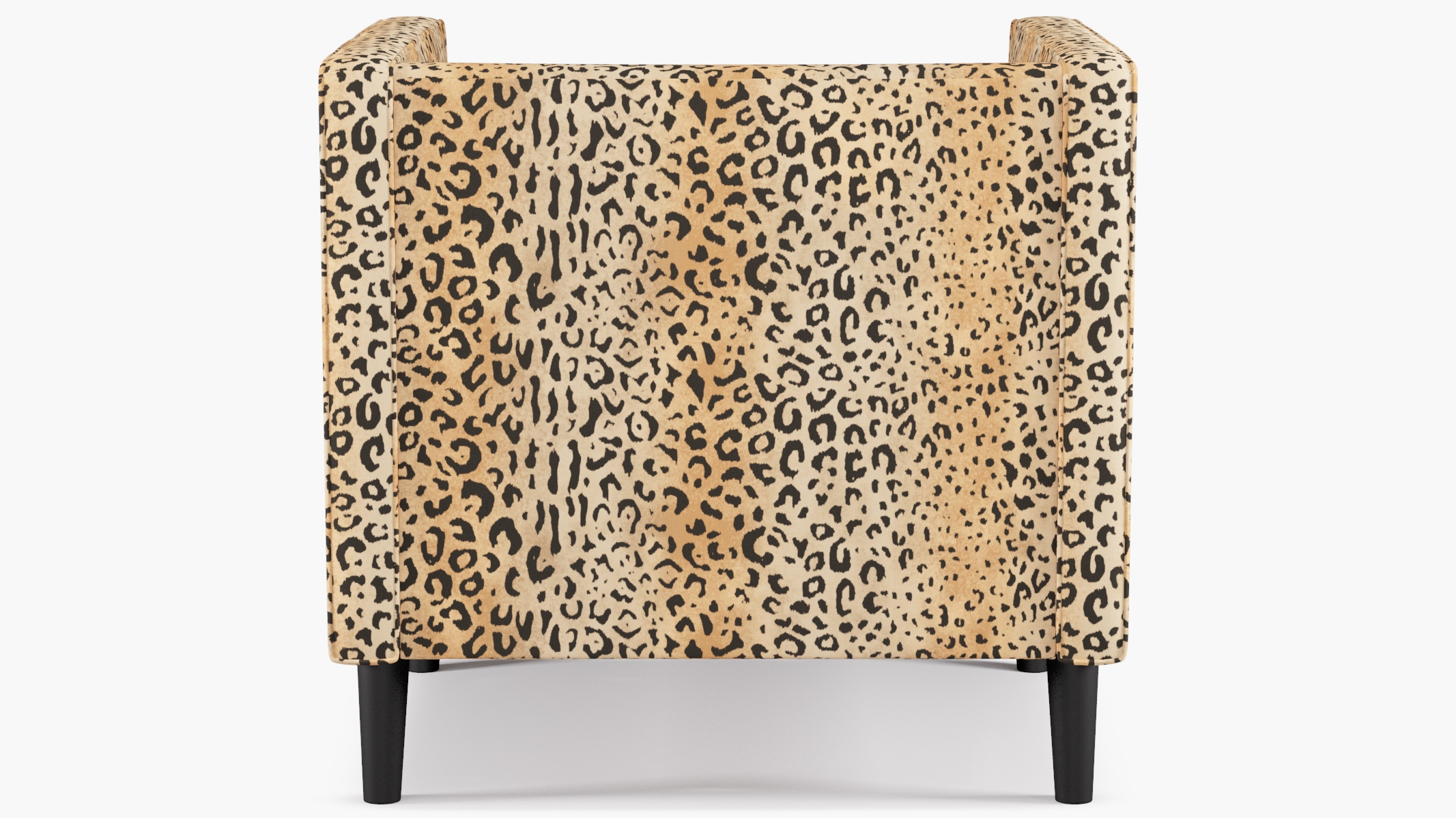 Tuxedo Chair, Leopard, Black - Image 3