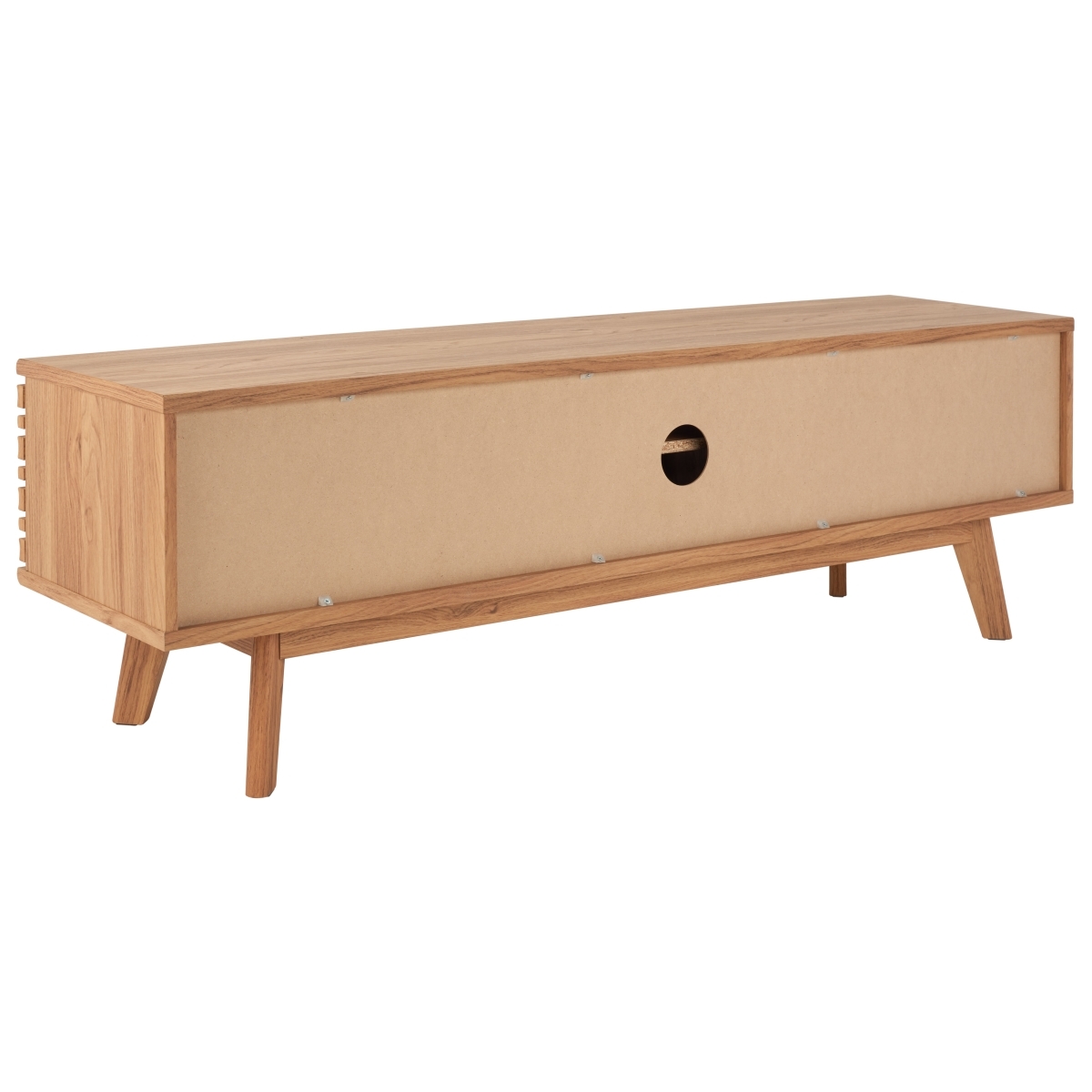 Esma 1 Shelf Media Stand - Oak - Safavieh - Image 8