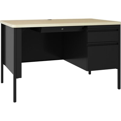 Lorell Fortress Series 48" Right Pedestal Desk in , 30" H x 48" W x 30" D - Image 0