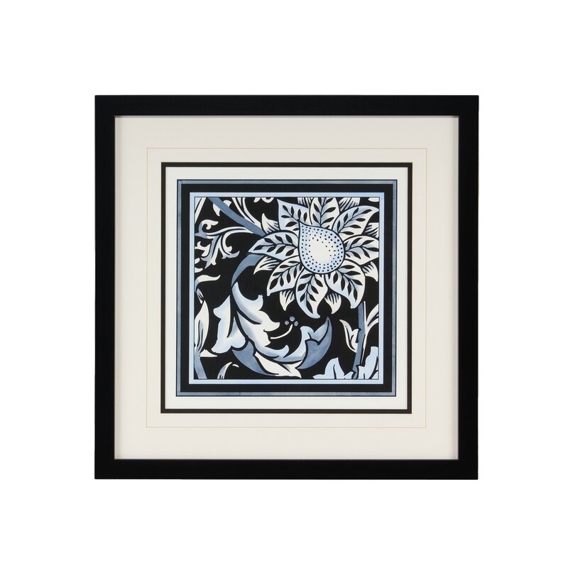 Chelsea House Floral Motif II - Picture Frame Graphic Art - Image 0