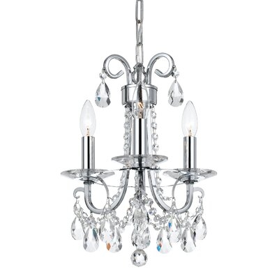 Itzhak 3-Light Candle Style Classic / Traditional Chandelier - Image 0