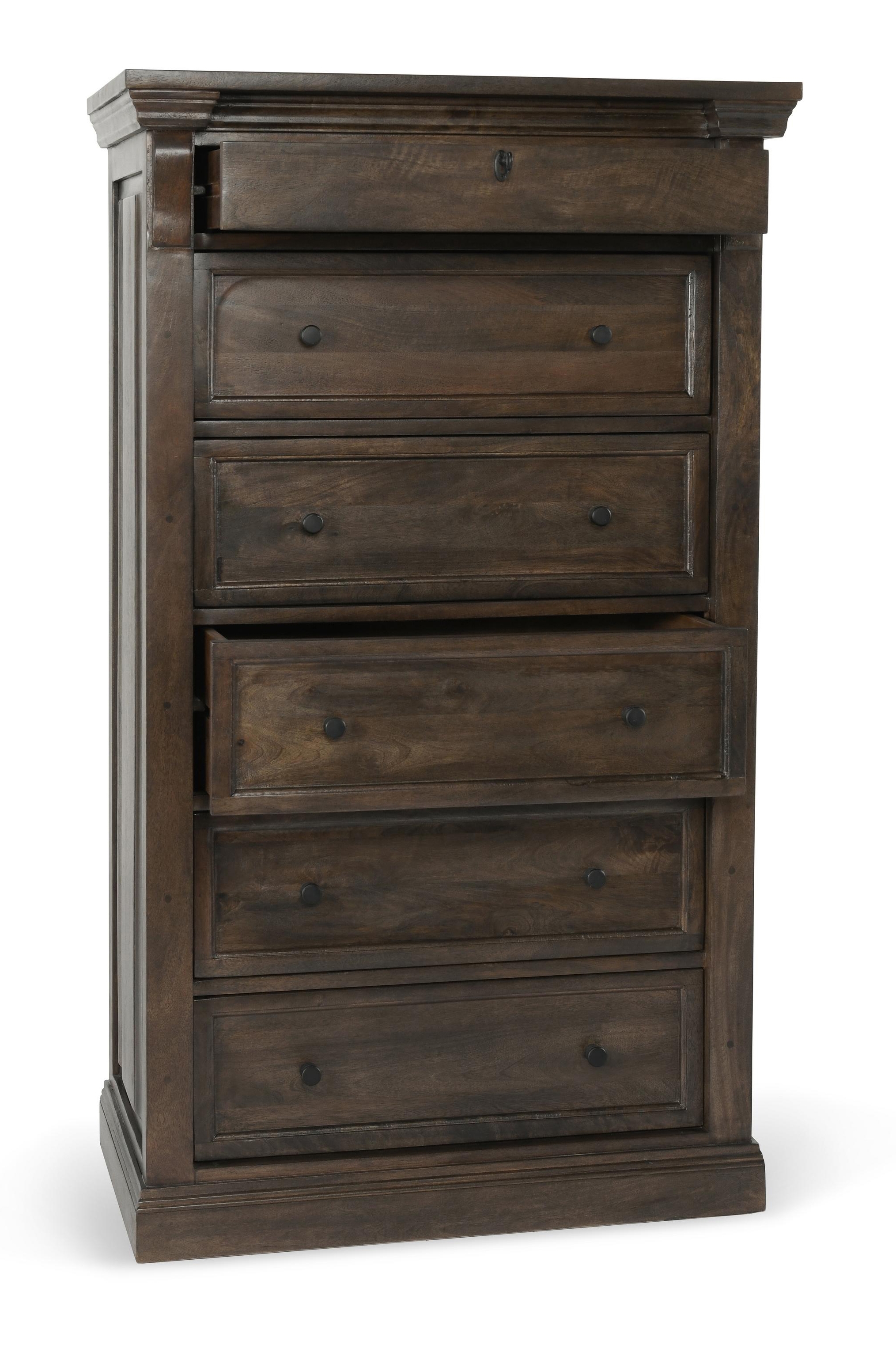 Adelaide Wood 6Dwr Chest Cocoa Brown - Image 3