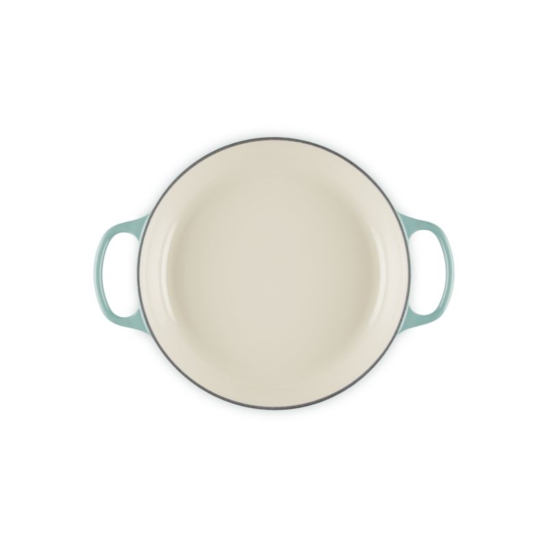 Le Creuset ® 2.25-Qt. Sea Salt Enameled Cast Iron Braiser with Glass Lid - Image 2