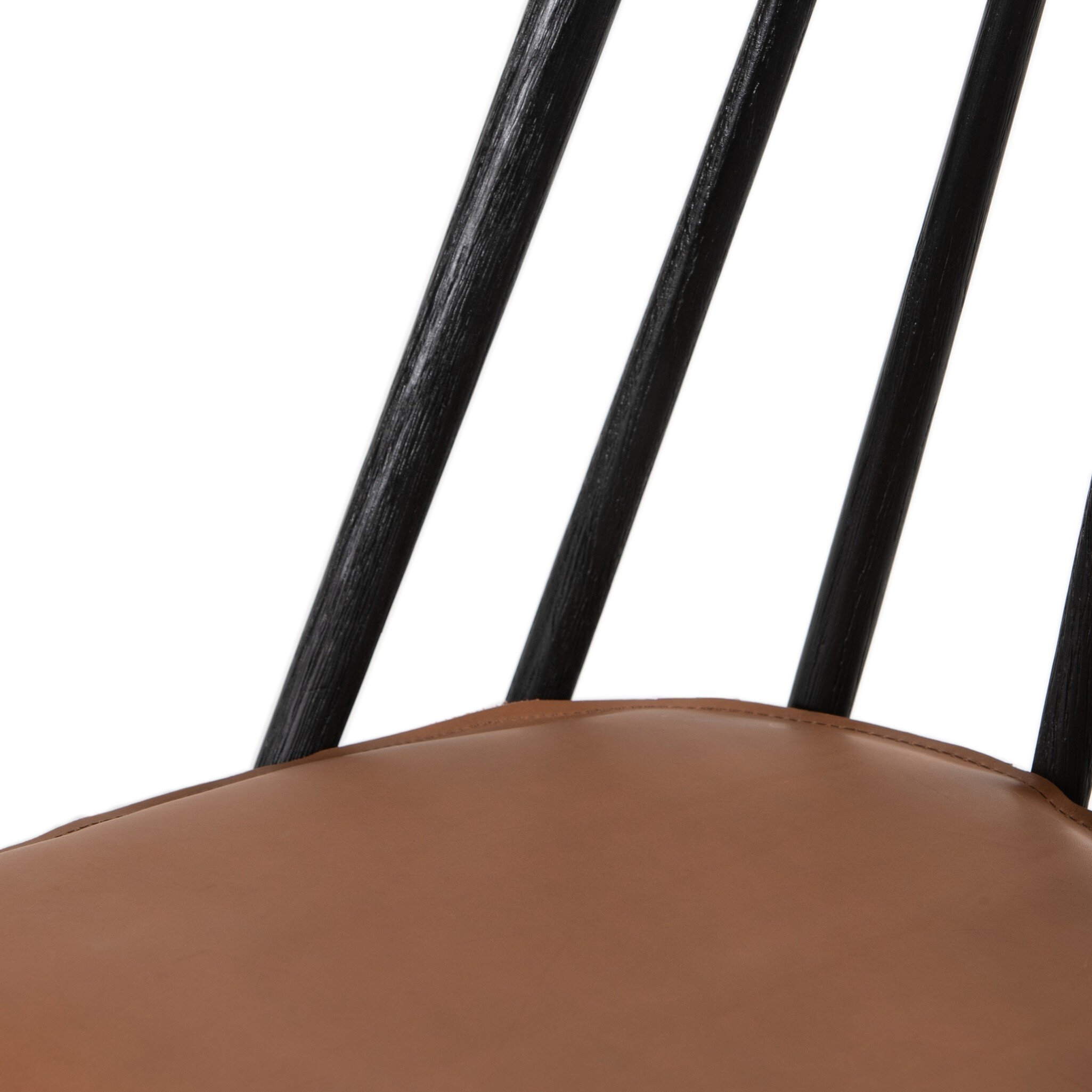 Lewis Windsor Chair - Whiskey Saddle - Image 3