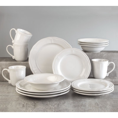 Siena 16 Piece Stoneware Dinnerware Set - Image 0
