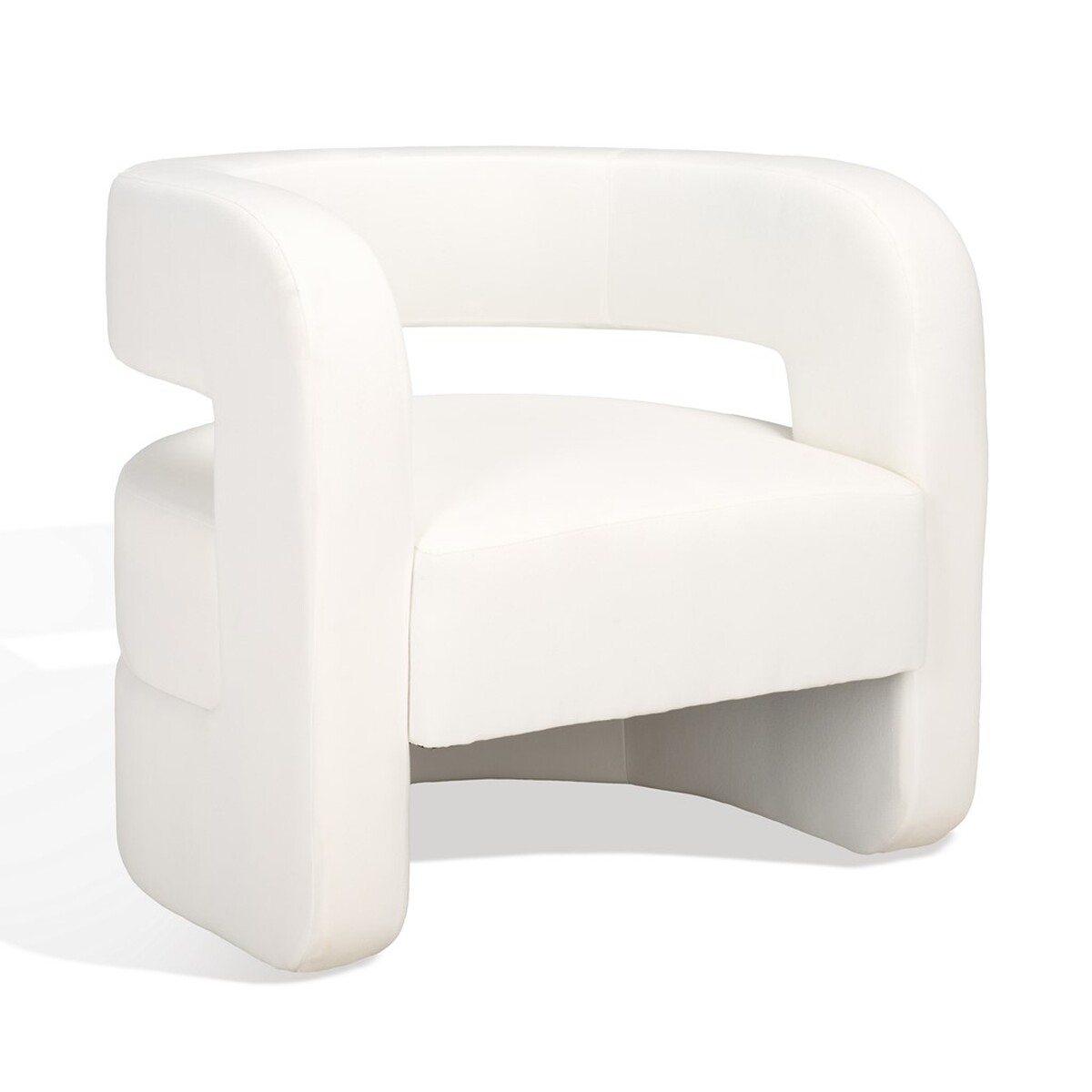 Anissa Barrel Back Accent Chair - White - Image 5