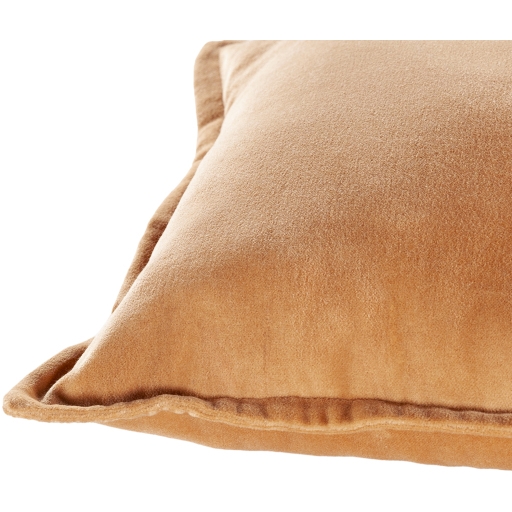 Gabrielle Lumbar Pillow Cover, 30" x 12", Camel - Image 1